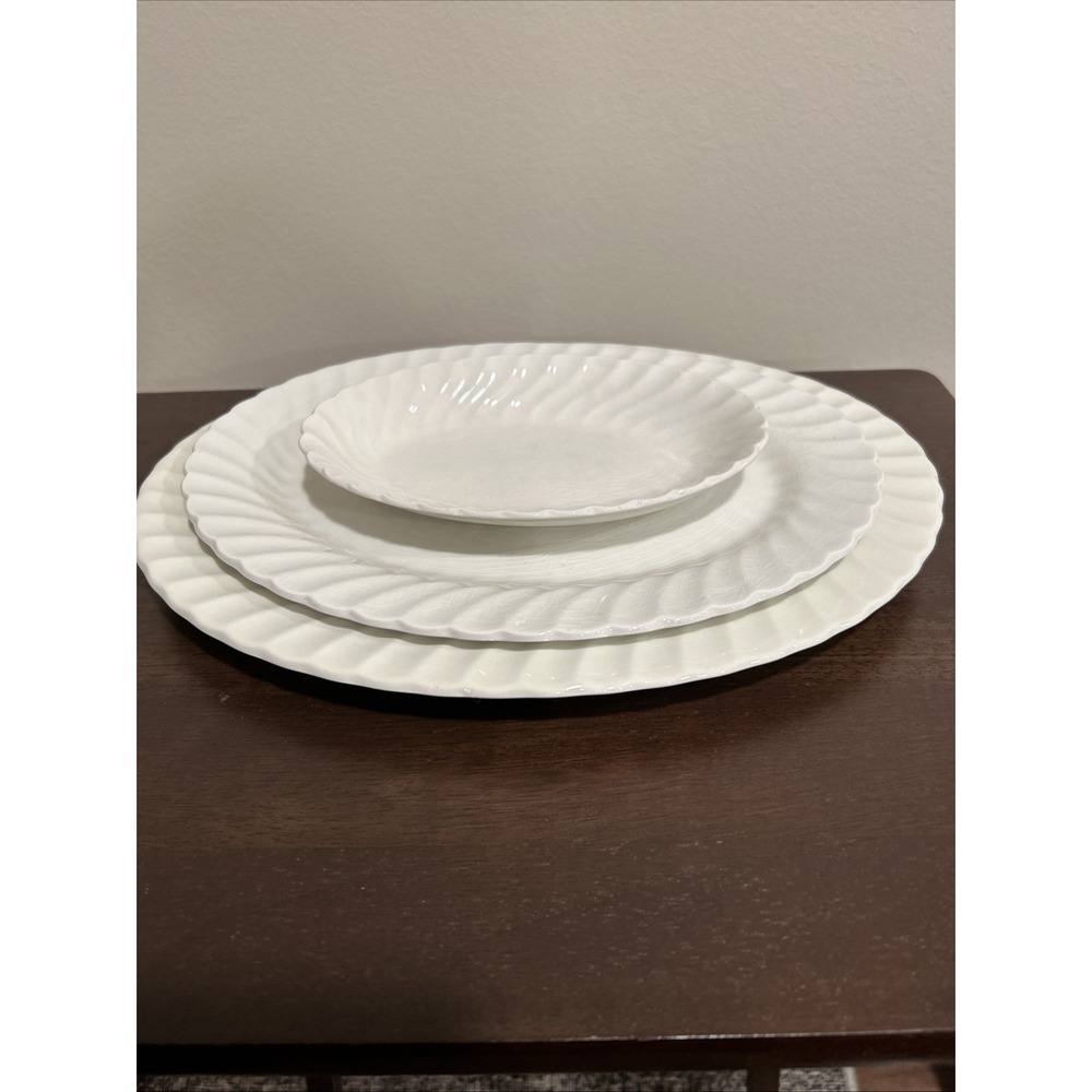 johnson brothers china Set 3 Ironstone Serving Plates England